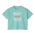 Grace Upon Grace Women's Boxy T-Shirt — Comfort Colors
