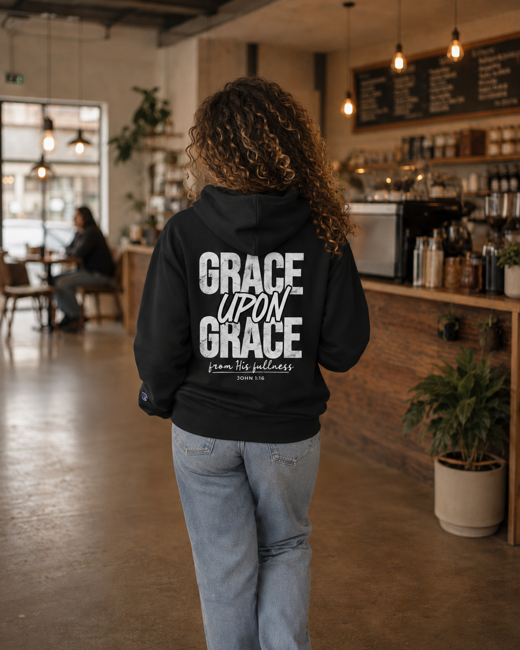 Grace Upon Grace — Unisex Faith Hoodie